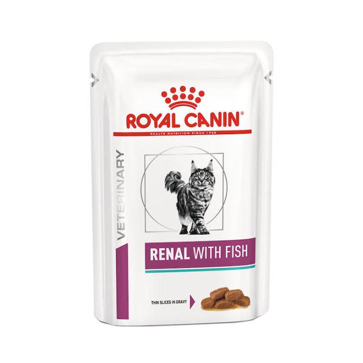 Royal Canin Veterinary Diet Renal Tuna Nassfutter für Katzen, 12 Beutel