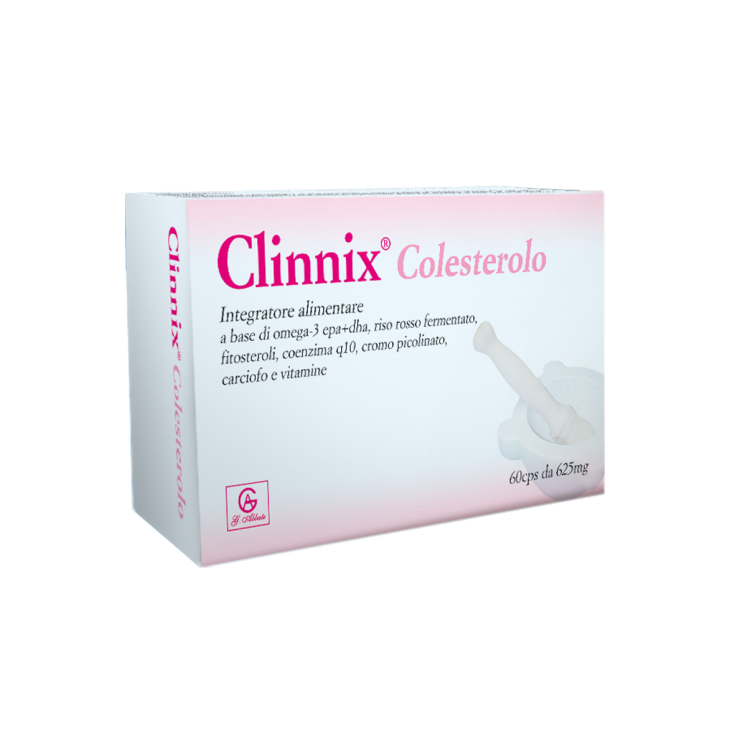 Abbate Gualtiero Clinnix Cholesterin Nahrungsergänzungsmittel 60 Kapseln