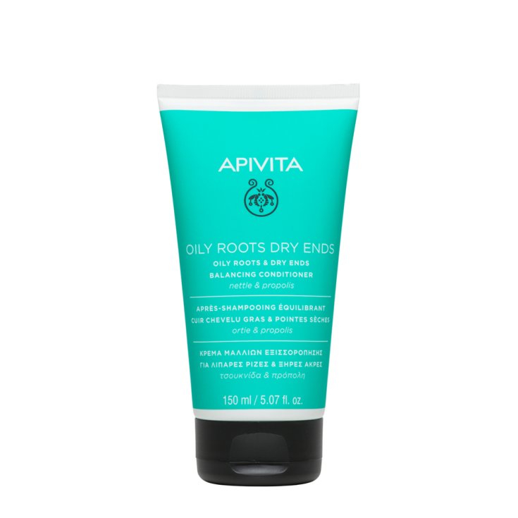 Apivita Ausgleichsbalsam für fettige Wurzeln und trockene Spitzen mit Brennnessel und Propolis 150ml