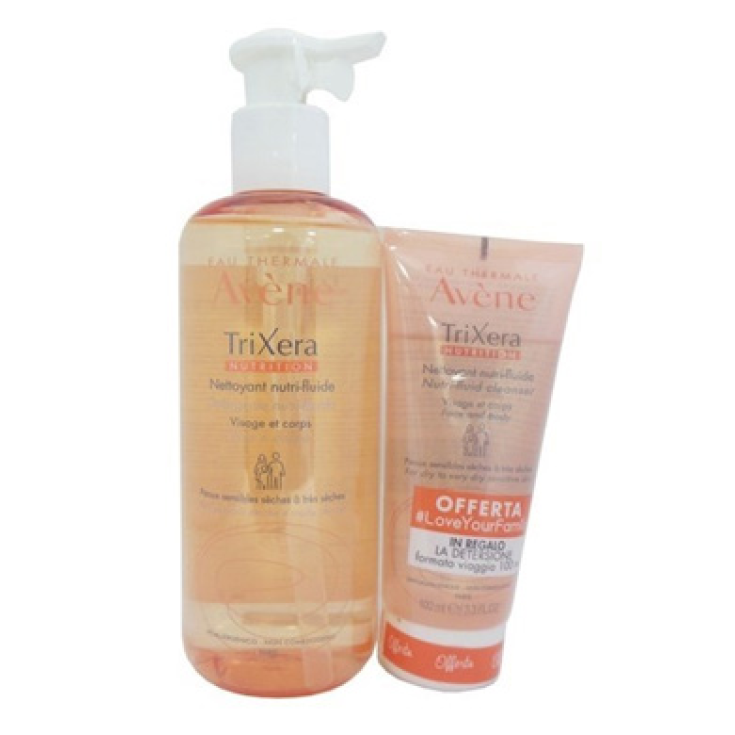 TriXera Nutrition Avène Fluid Nutri Cleanser 400 ml + Gratis 100 ml