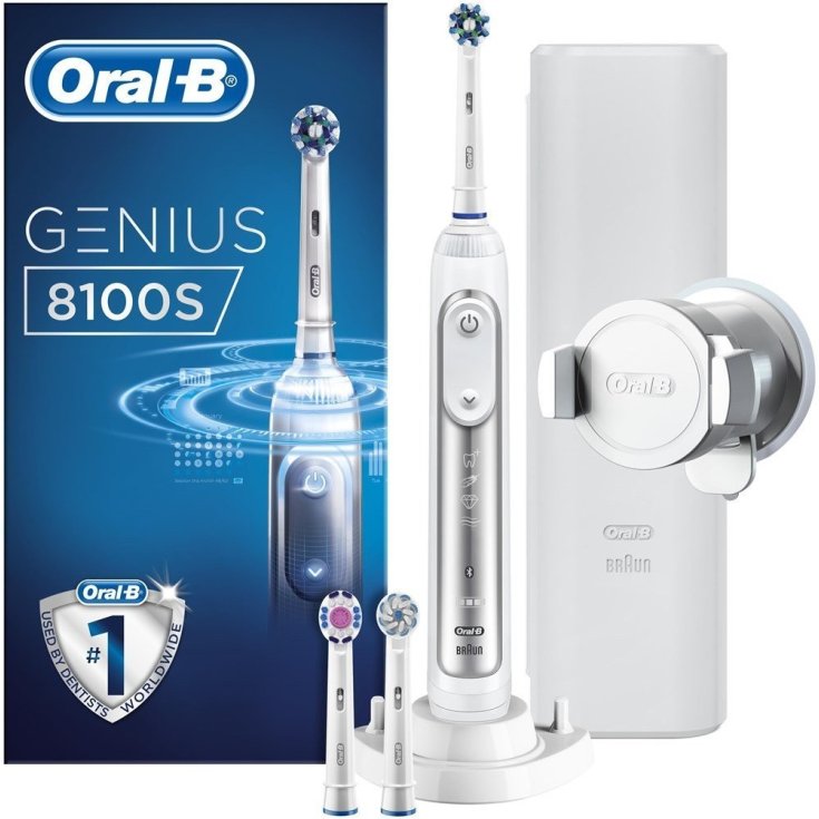 Oral-B Genius 8100s Sensi Ultradünne elektrische Zahnbürste