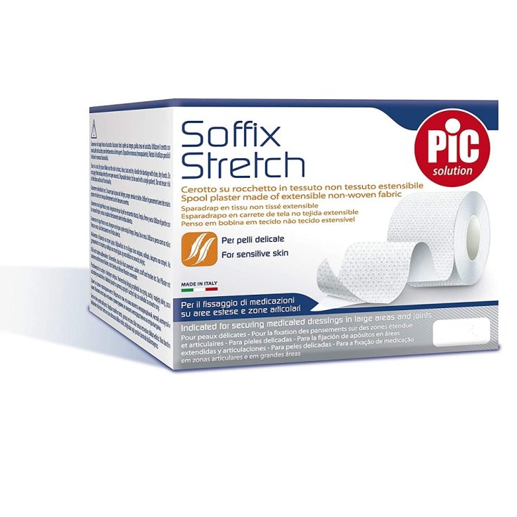 Pic Soffix Stretch Stretch Patch für empfindliche Haut auf Spule 15cm x 2m