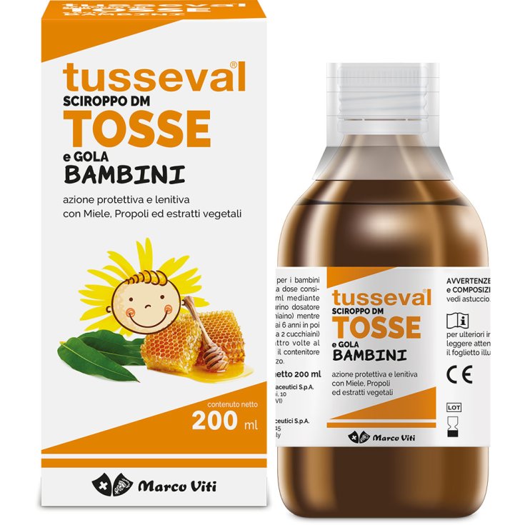 Tusseval COUGH Kinder Marco Viti Sirup 200ml