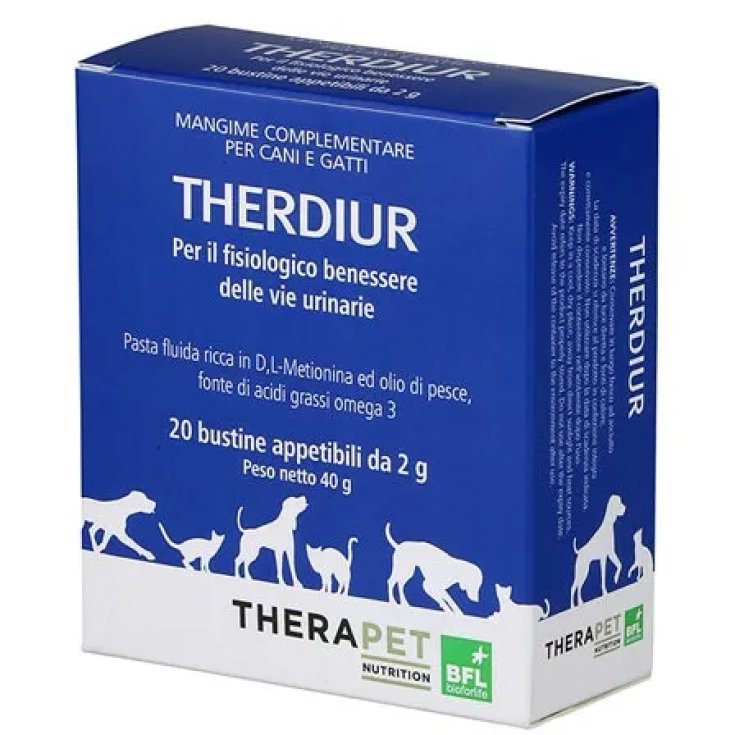 Bioforlife Therapet Nutrition TheraDiur Nahrungsergänzungsmittel für Tiere 20 Beutel à 2 g