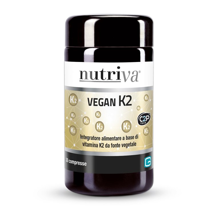 Cabassi & Giurati Nutriva Veganes K2 Nahrungsergänzungsmittel 30 Tabletten