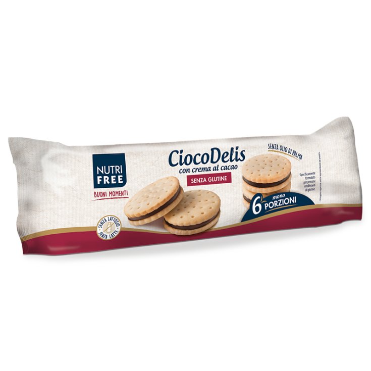 NutriFree Ciocodelis glutenfreie Kekse, laktosefrei und sojafrei 168 g (28 g x 6)