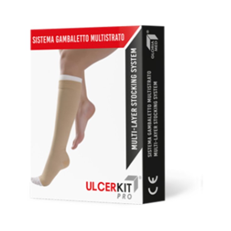 GloriaMed Ulcerkit Pro40 Anti-Ulcer-Kniestrümpfe Größe 1 Stück