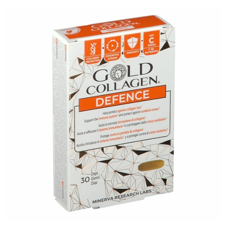 Gold Collagen Defense Nahrungsergänzungsmittel 30 Kapseln