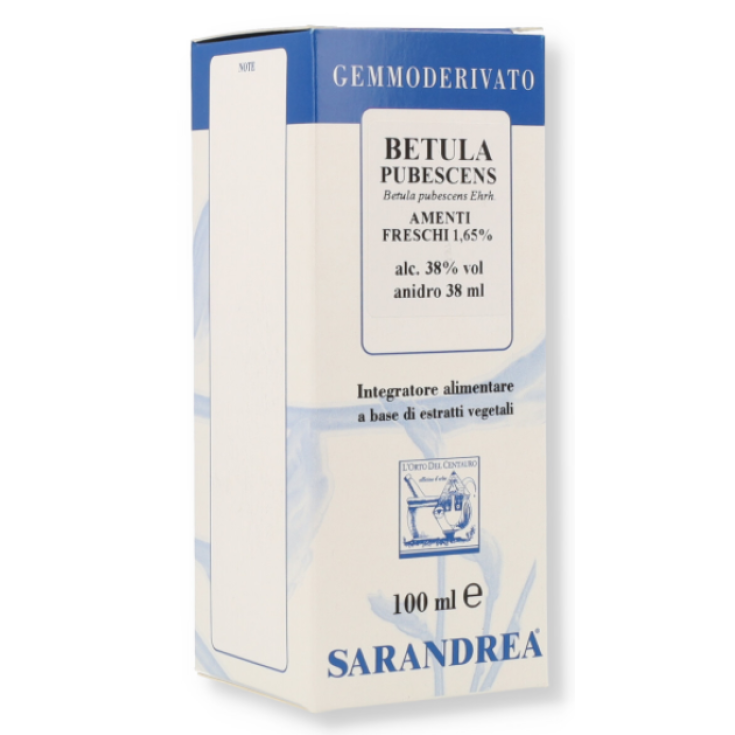 Sarandrea Betula Pubescens Amenti Nahrungsergänzungsmittel 100ml