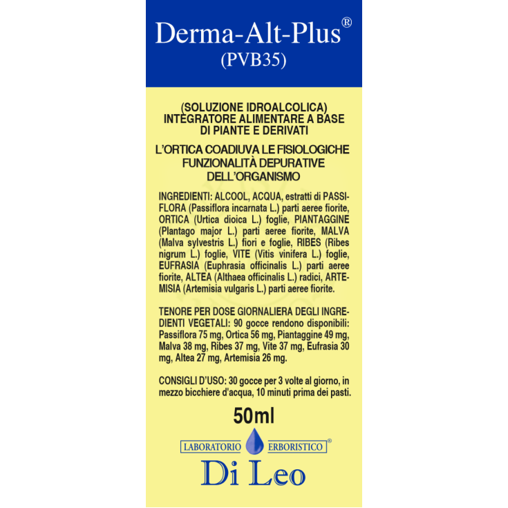 Kräuterlabor Di Leo Derma Alt Plus 35 Tropfen 50ml