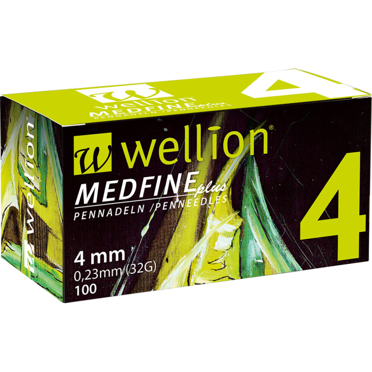Wellion Medfine 4 Nadeln zum Messen von Insulin G32 100 Stück