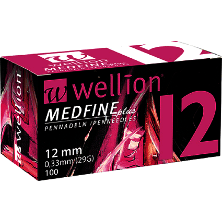 Wellion Medfine Plus 12 Nadeln zum Messen von Insulin G29 100 Stück