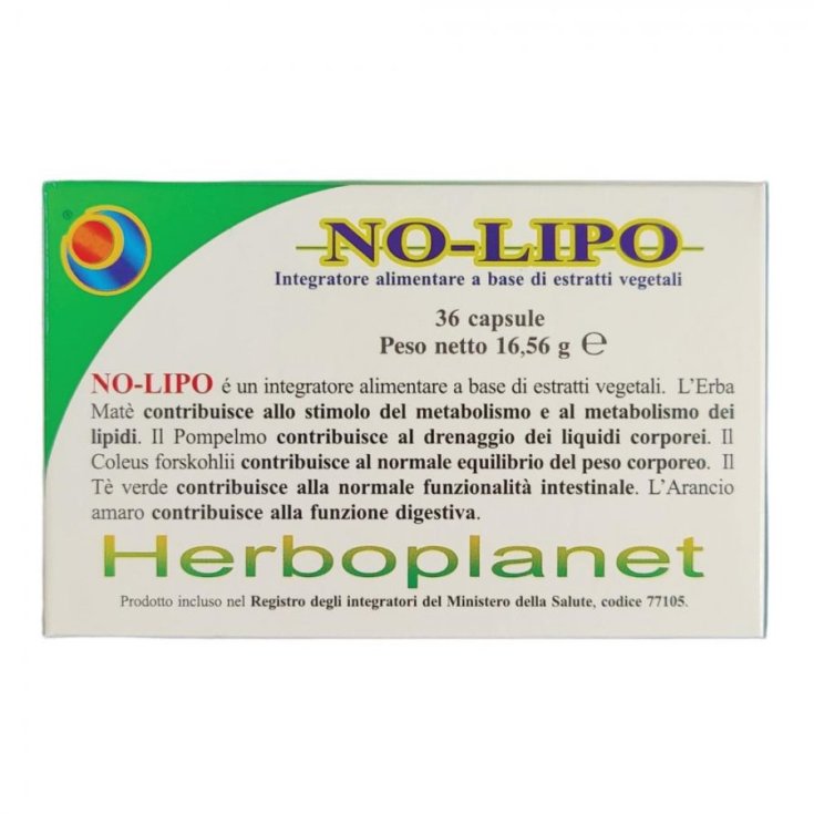 Herboplanet No Lipo Nahrungsergänzungsmittel 36 Kapseln 16,56 g