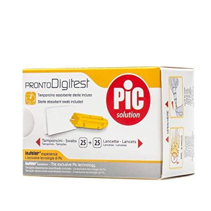 Pic Ready Digitest Lanzetten zur dünnen G32 Blutzuckermessung 25 Stück