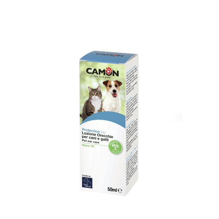 Camon Protection Line Ohrenlotion mit Neemöl Veterinärgebrauch 50ml