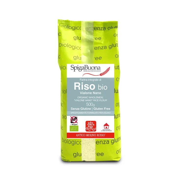 SpigaBuona Bio Reisvollkornmehl Vialone Nano Glutenfrei 500g