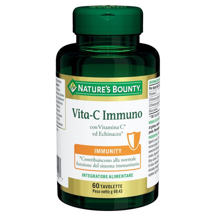 Nature's Bounty Vita C Immunnahrungsergänzungsmittel 60 Tabletten