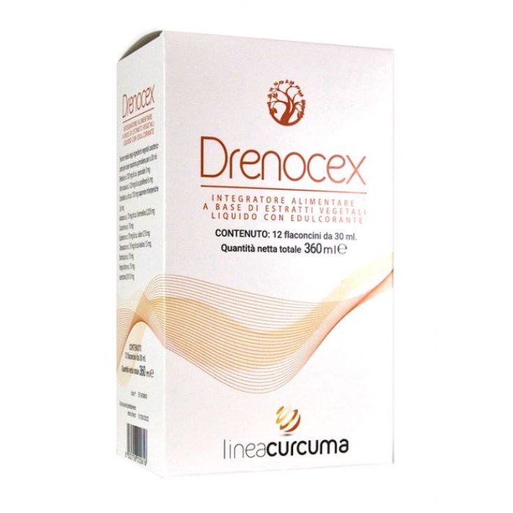 Curcuma Drenocex Line Nahrungsergänzungsmittel 12 Flaschen