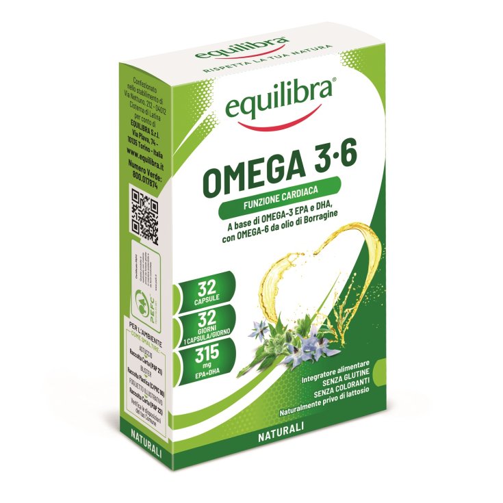 Omega 3-6 Equilibra® 32 Kapseln