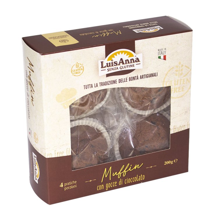 Luisanna Muffin Bio Schokolade 4 Stück 200g