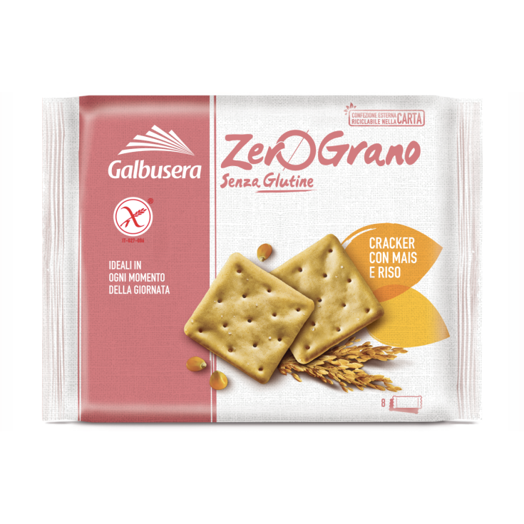 Zerograno Cracker mit Reis und Mais glutenfrei 320g