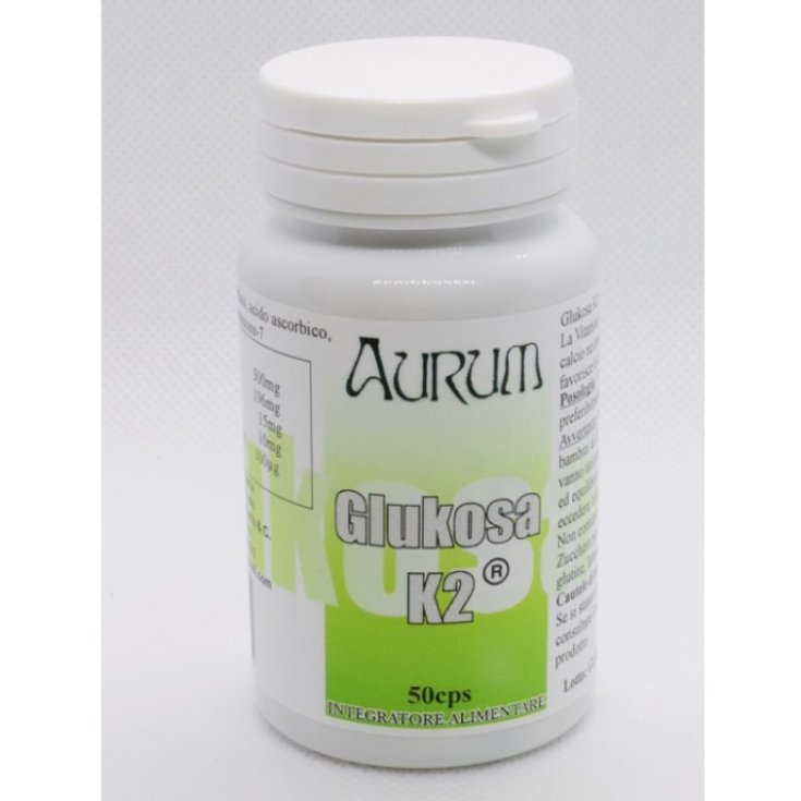 Aurum Glukosa K2 Nahrungsergänzungsmittel 50 Kapseln