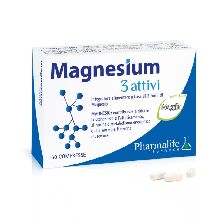 Pharmalife Magnesium 3 Aktives Nahrungsergänzungsmittel 45 Tabletten