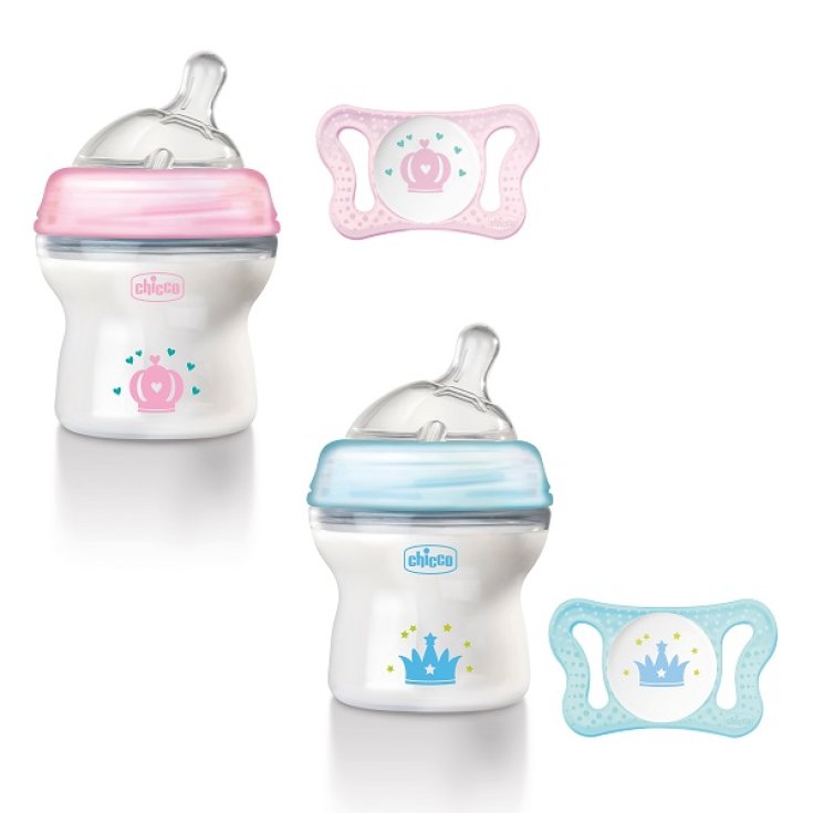 Natural Feeling 150ml Micro 0M Schnuller Chicco Kit