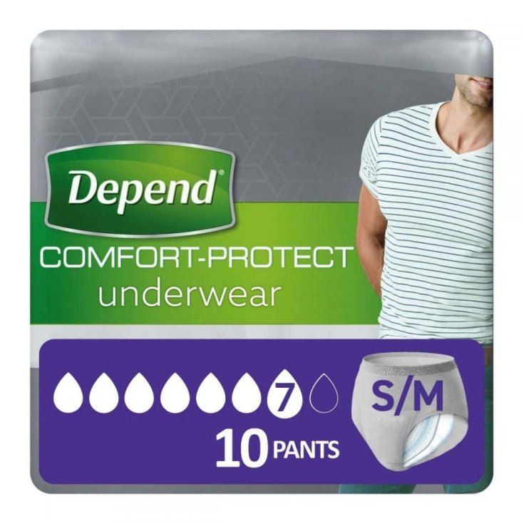 Comfort-Protect Depend® 10 Herren-Slip Größe S / M Super Saugfähigkeit