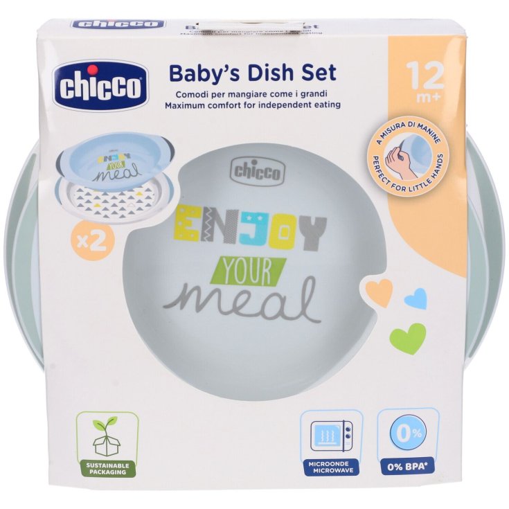 12 m tiefes und oberes Plattenset + Chicco® Hellblau