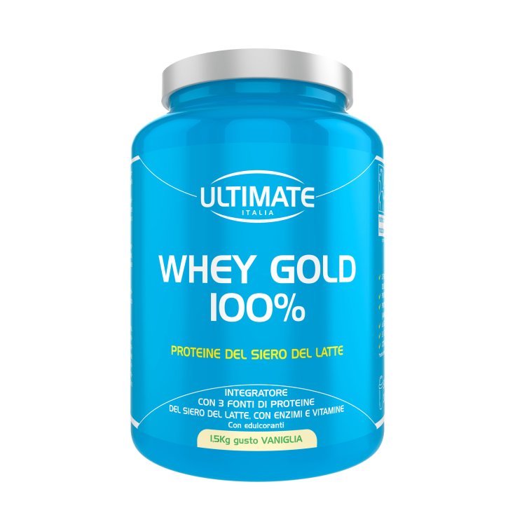 Ultimate Sport Whey Gold 100% Vanillearoma Nahrungsergänzungsmittel 1,5Kg