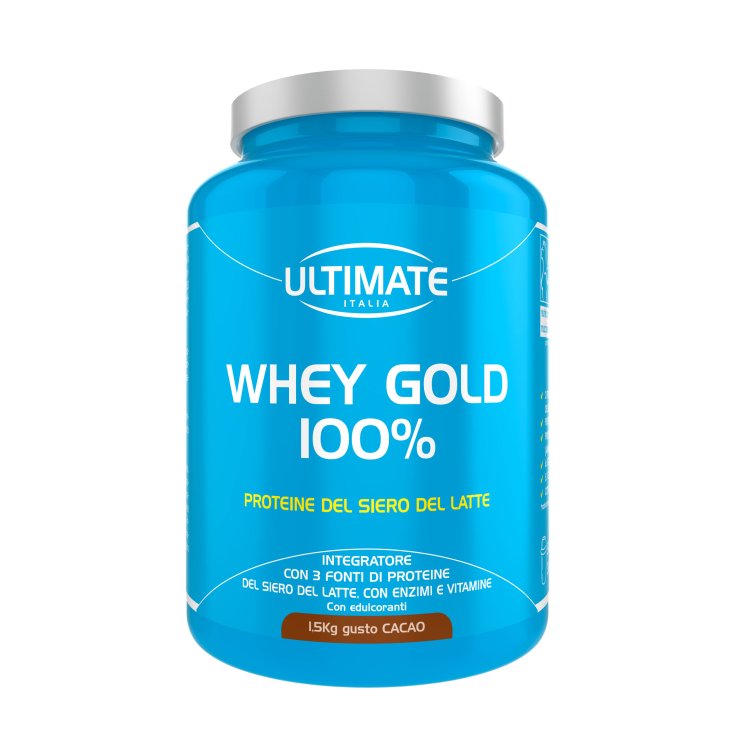 Ultimate Sport Whey Gold Nahrungsergänzungsmittel mit 100 % Kakaogeschmack 1,5 kg