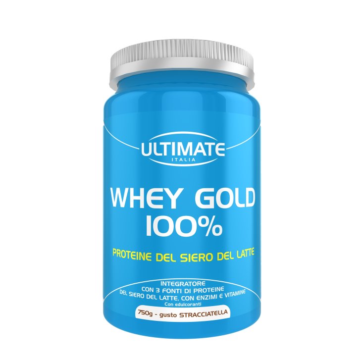 Ultimate Whey Gold 100% Nahrungsergänzungsmittel Stracciatella Geschmack 750g