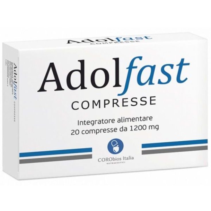 Corobios Italia Nutraceut Adolfast Nahrungsergänzungsmittel 20 Tabletten