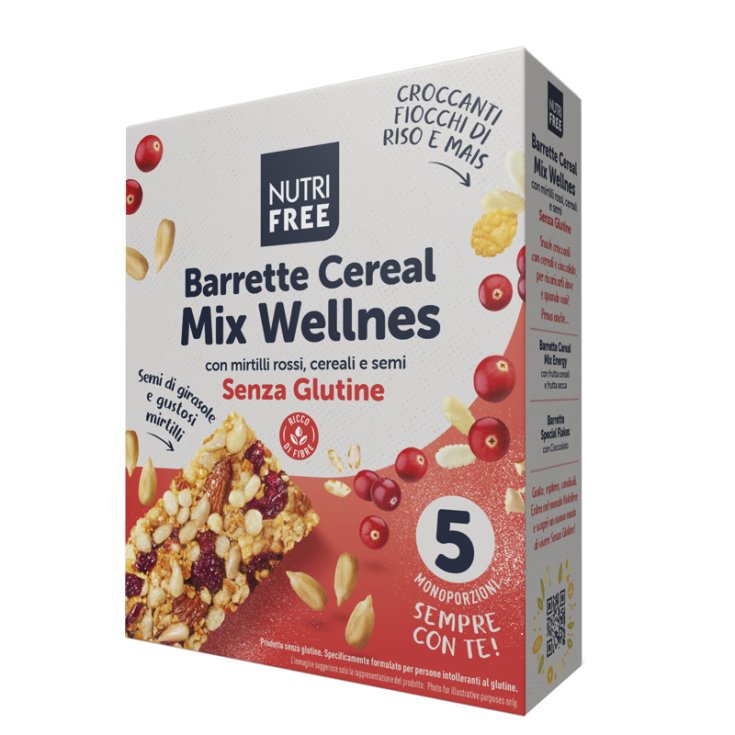 Nutrifree Cereal Mix Wellness Riegel Glutenfrei 28gx5