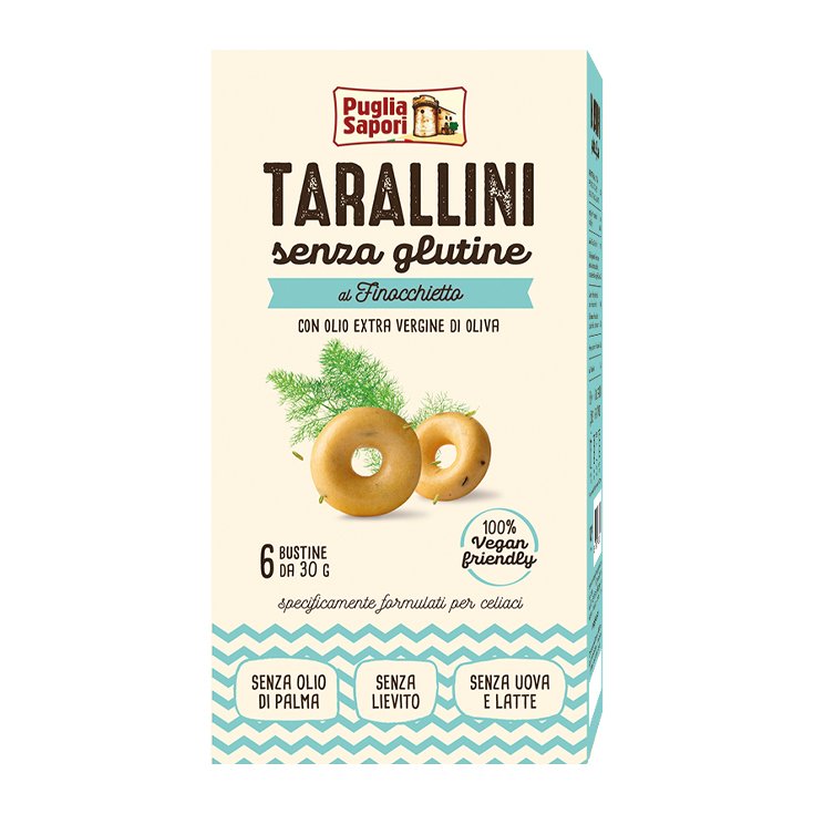 Puglia Sapori Tarallini Fenchel glutenfrei 6x30g