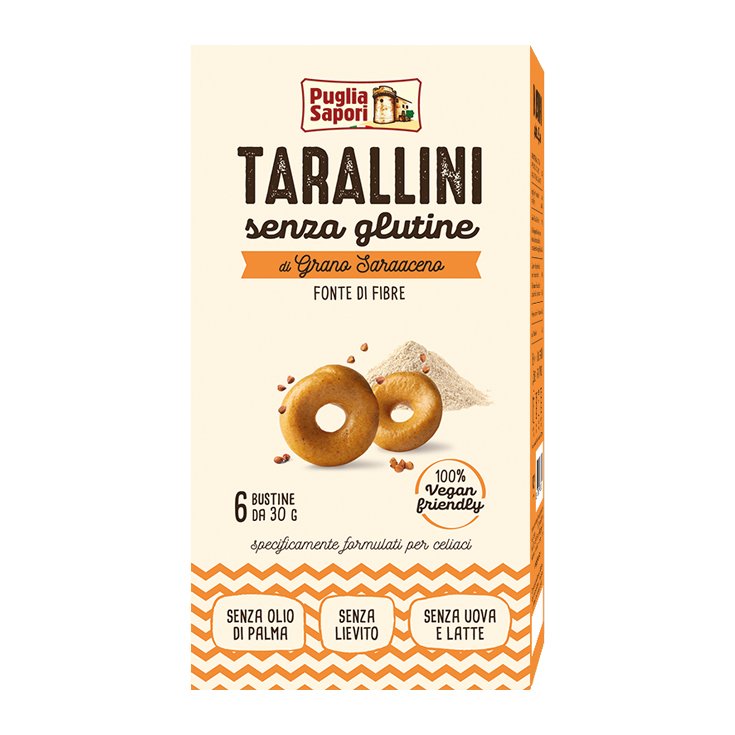 Puglia Sapori Tarallini Buchweizen glutenfrei 6x30g