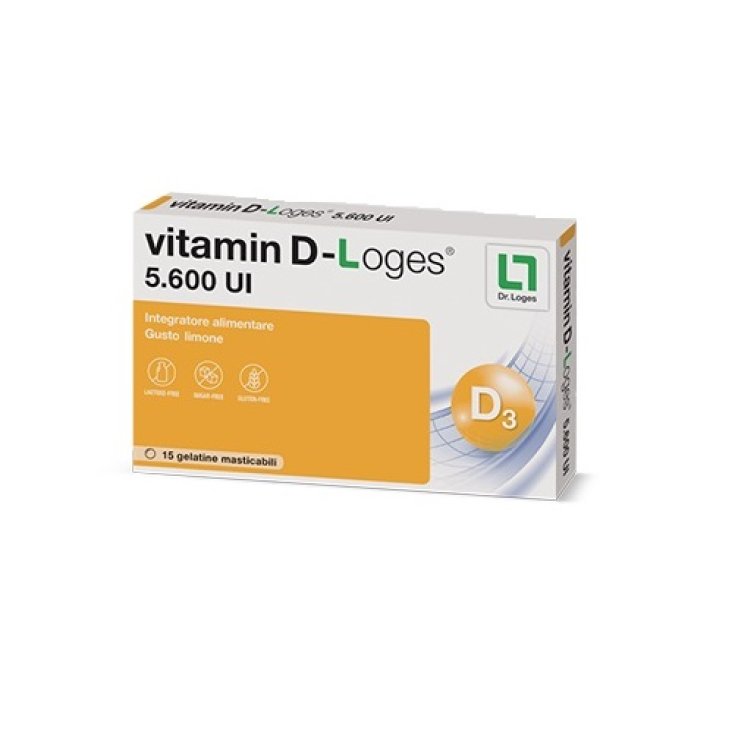 Biofarmex Vitamin D-loges Nahrungsergänzungsmittel 15 Gelees