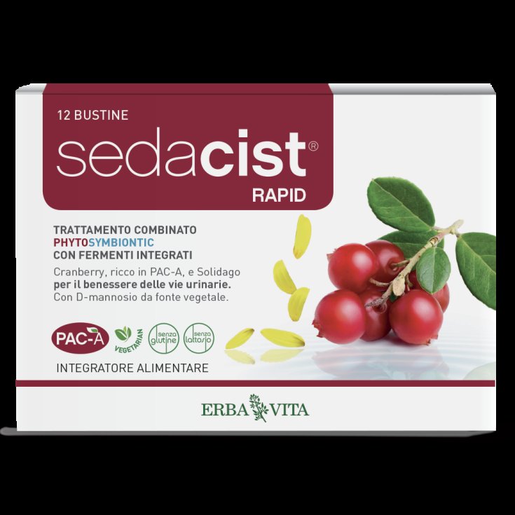 Erba Vita Group Sedacist Rapid Nahrungsergänzungsmittel 6 + 6 Sachets