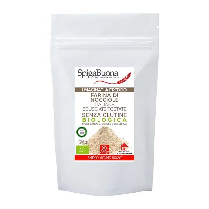 SpigaBuona Vollkorn geröstetes italienisches Haselnussmehl glutenfrei 150g