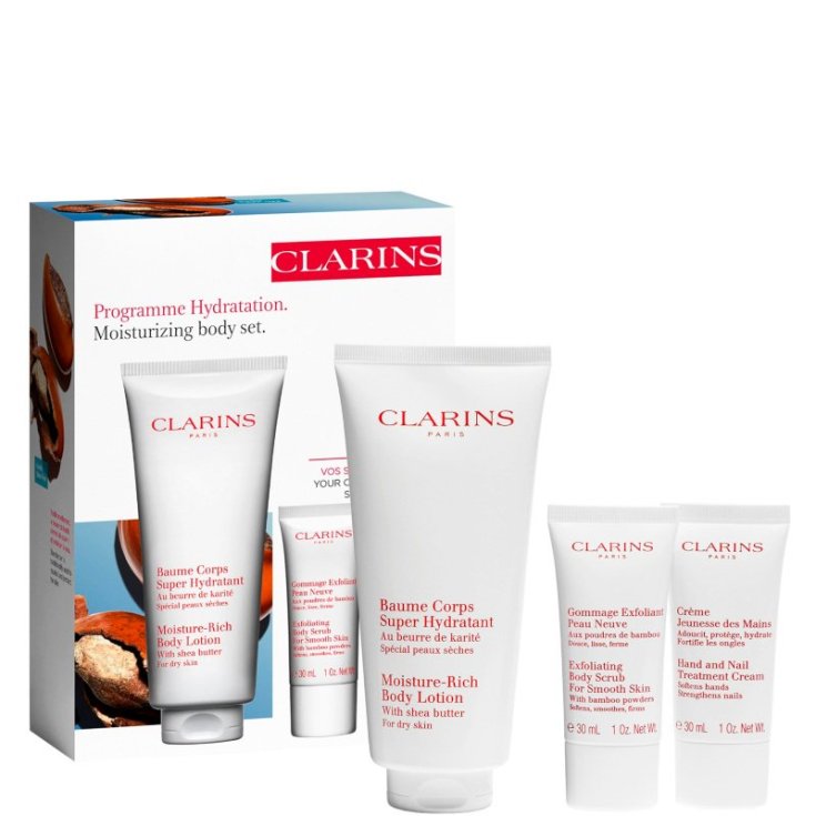 Clarins Super Moisturizing Body Cream 200ml Set 3 Teile 2018