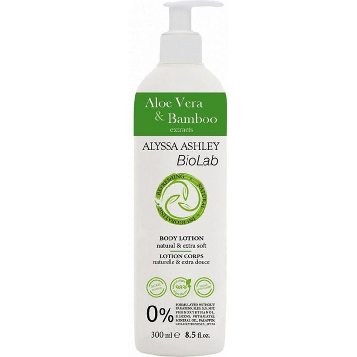 Alyssa Ashley Biolab Aloe Vera und Bambus Körperlotion 300ml