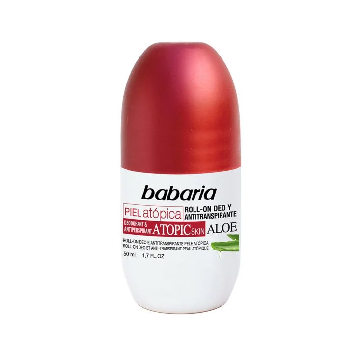 Babaria Aloe Vera Deodorant für atopische Haut Rolle auf 50 ml