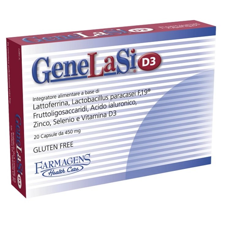 Farmagens Genelasi D3 Nahrungsergänzungsmittel 20 Kapseln 450 mg