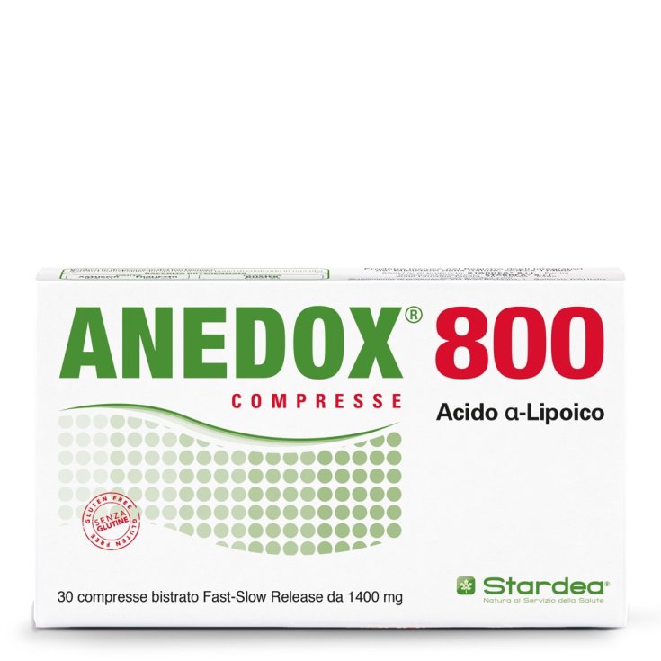 Anedox 800 Glutenfreies Nahrungsergänzungsmittel 30 Tabletten