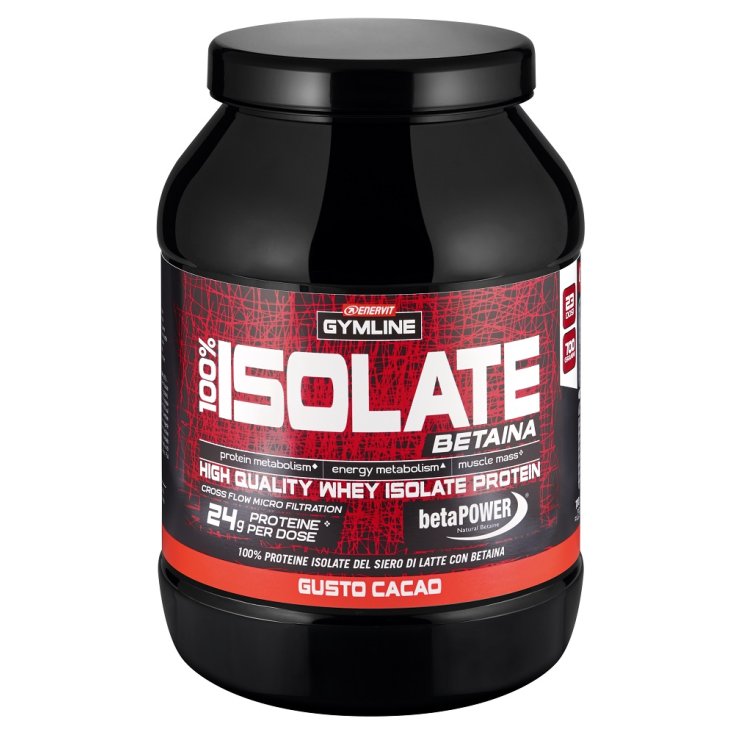 Gymline 100% Whey Isolate Proteinisolat Kakao Enervit 900g