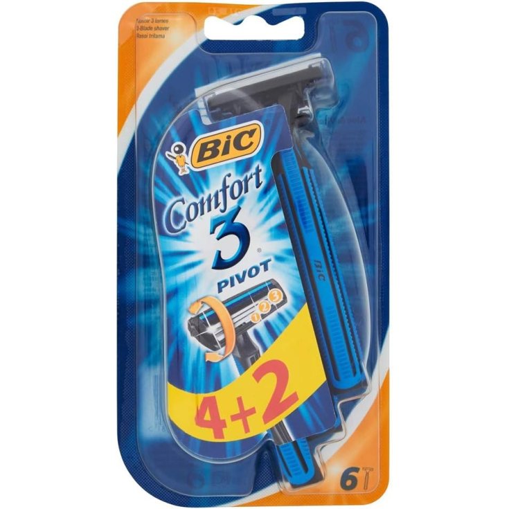 BIC RASOR BEARD COMFORT 3X 4 + 2 P