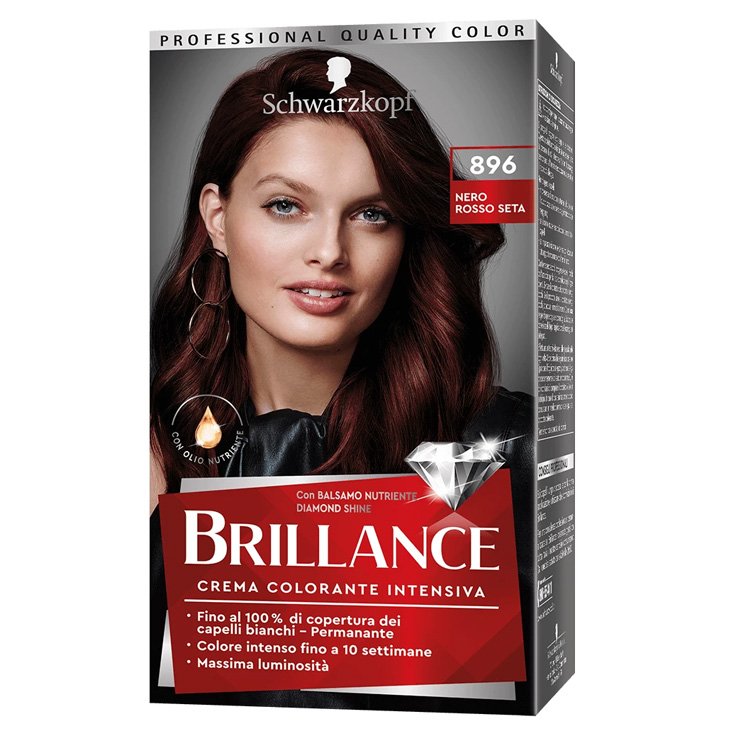 BRILLANCE 896 SCHWARZ ROT SEIDE