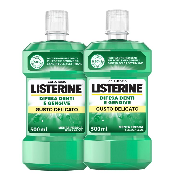 Listerine® Teeth and Gum Defense Delicate Taste 2x500ml