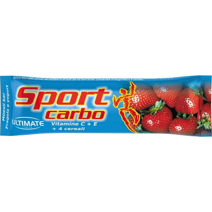 Ultimate Sport Carbo Erdbeer-Joghurt-Energieriegel 25 g